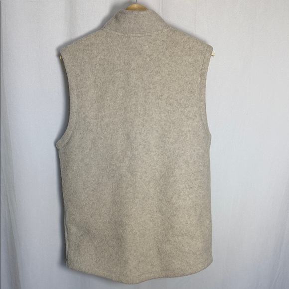 Smartwool Men's Hudson Trail Fleece Vest Size M Light Grey Heather Wool Blend - Picture 6 of 10